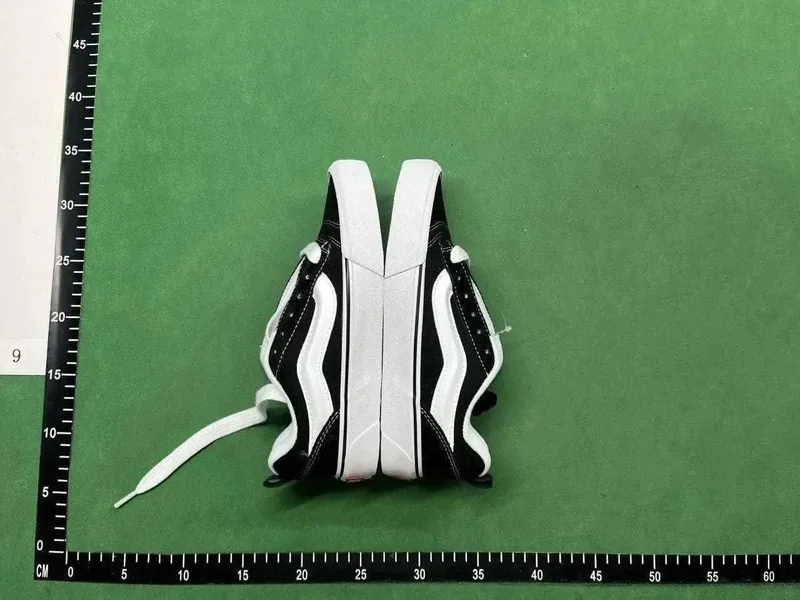Vans Black and White Low-Top Sneakers