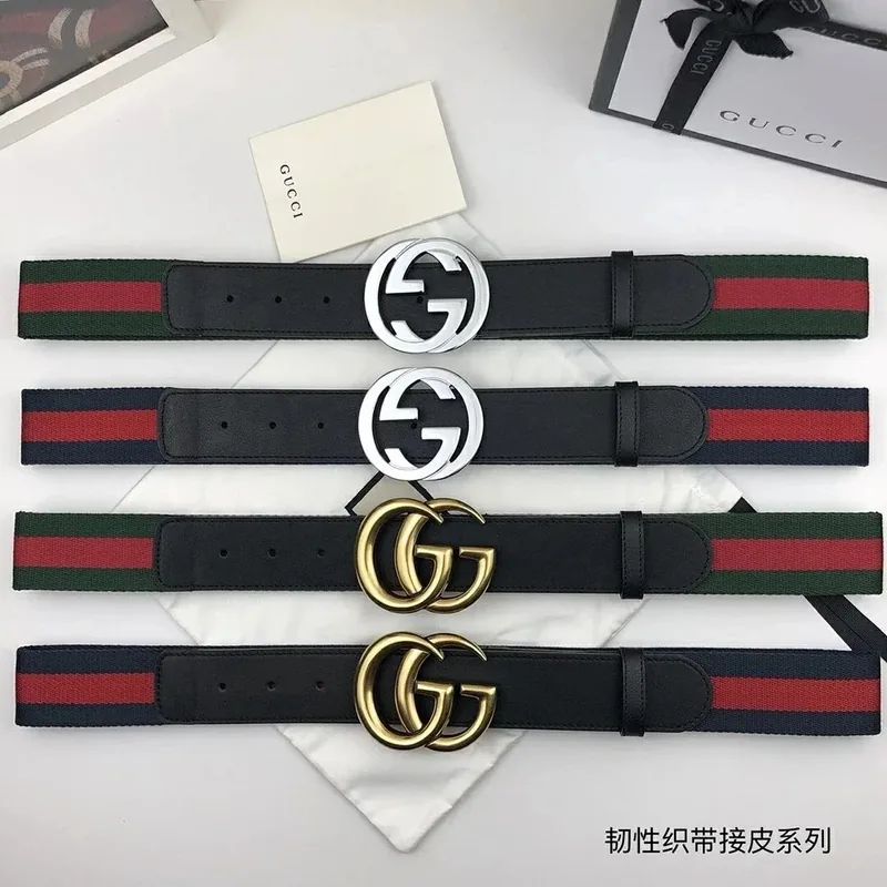 Gucci Web Stripe Belt
