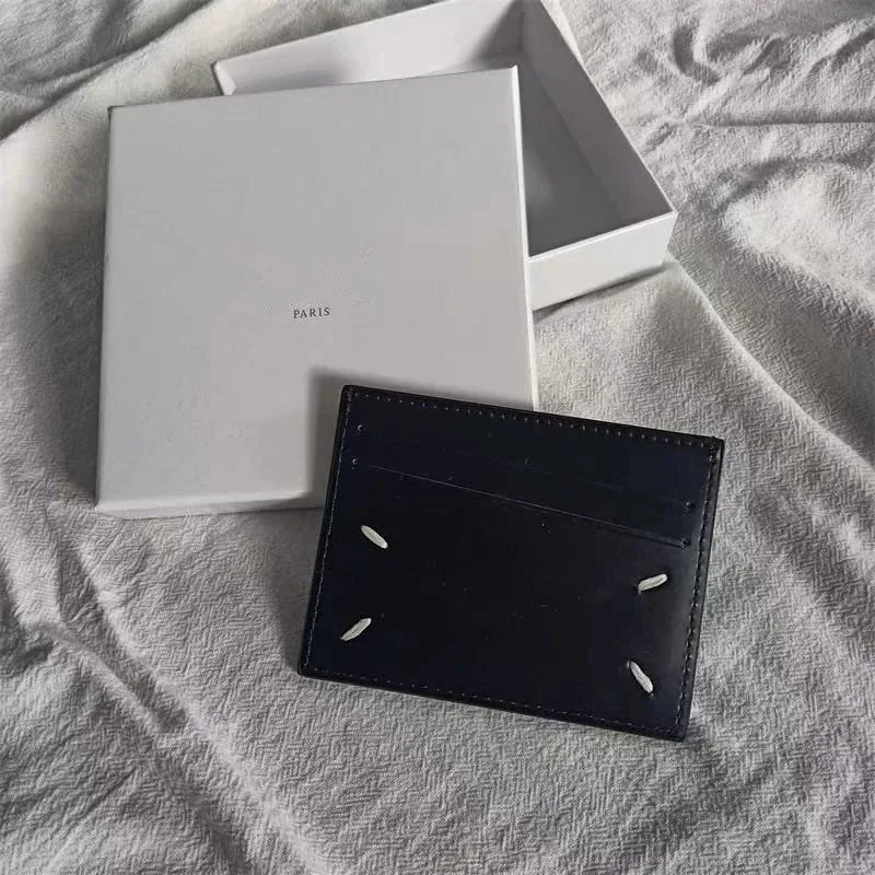 Maison Margiela Black Leather Card Holder
