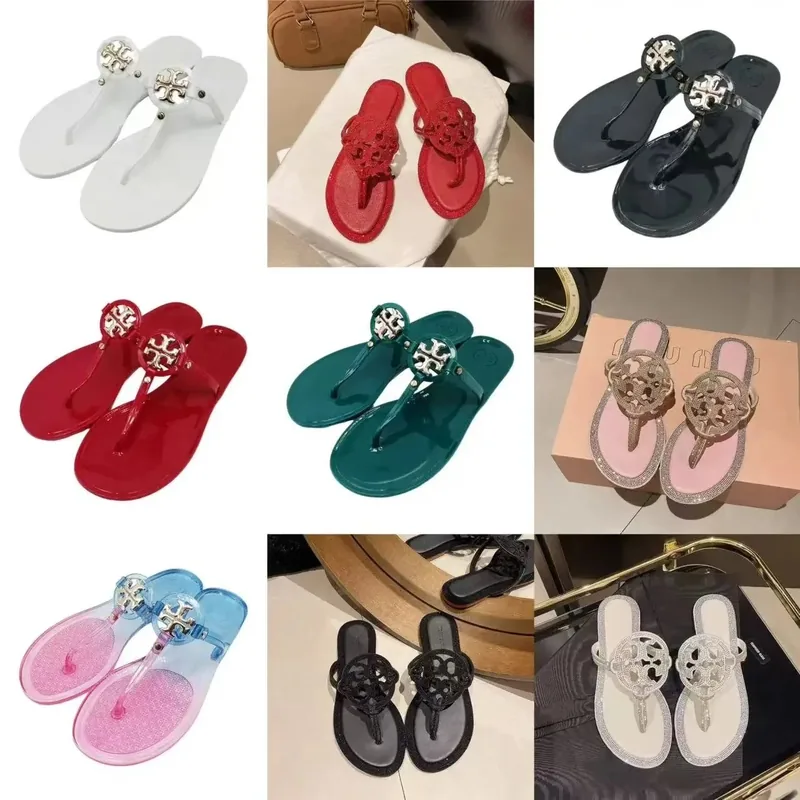 Tory Burch Womens Thong Sandals with Double T Logo
