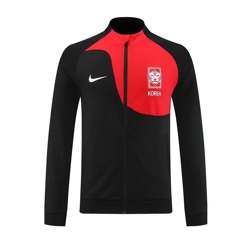 South Korea 2022 Track Jacket 23 Black Red
