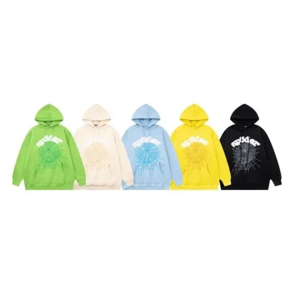 Sp5der Multicolor Hoodie