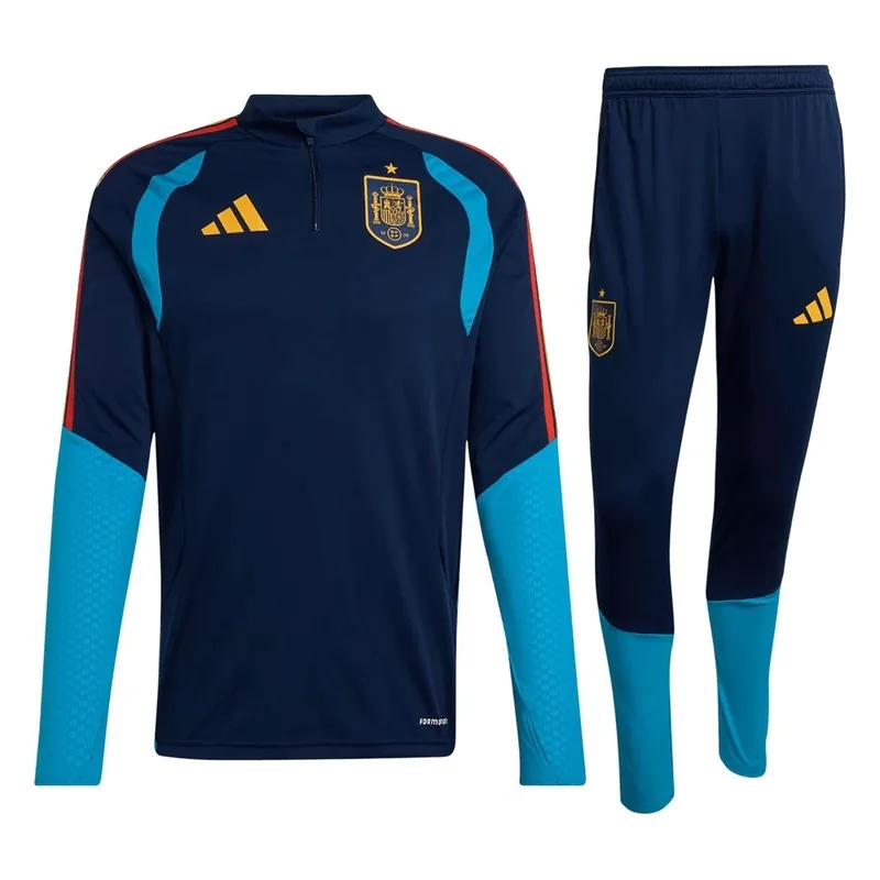 Spain 2026 1 4 Zip Tracksuit Navy