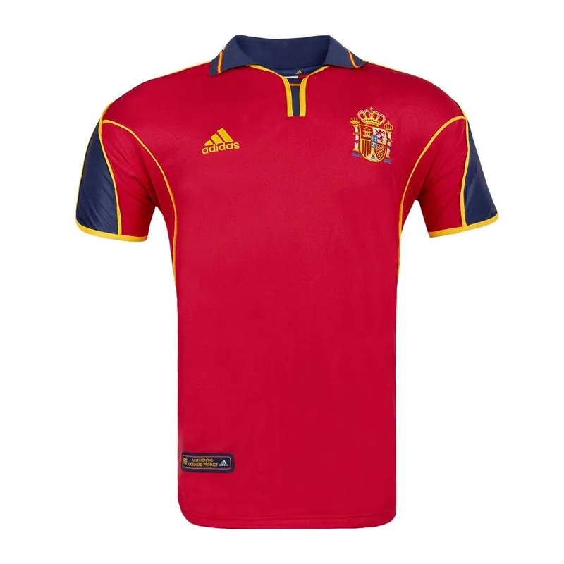 Spain 2000 Retro Home Jersey