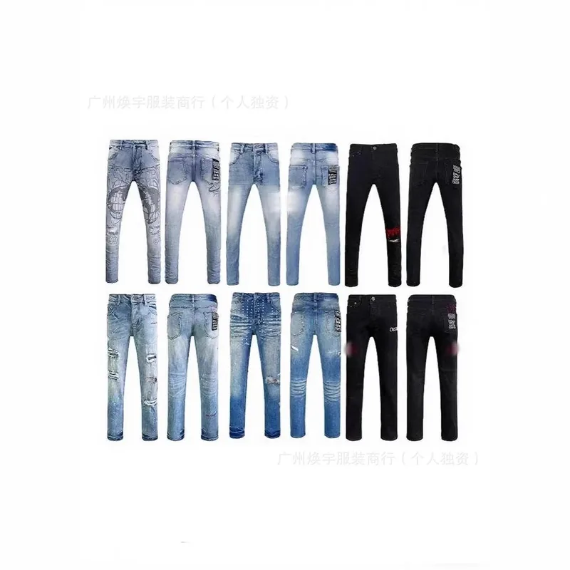 Ksubi Mens Distressed Slim Fit Jeans