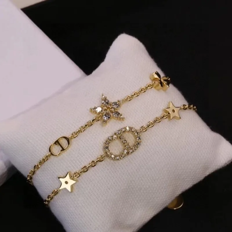 Dior CD Logo Star Bracelet Set