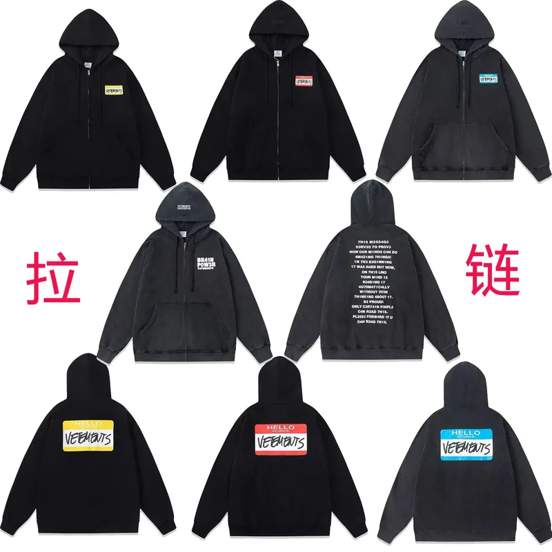Veebuts Zip-Up Hoodies