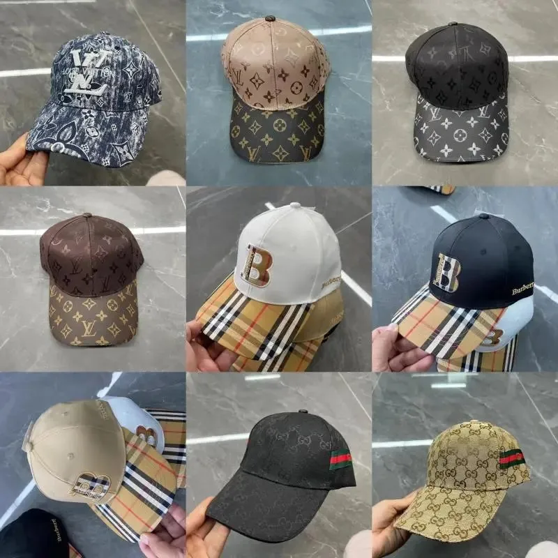LV Burberry Gucci Cap Collection