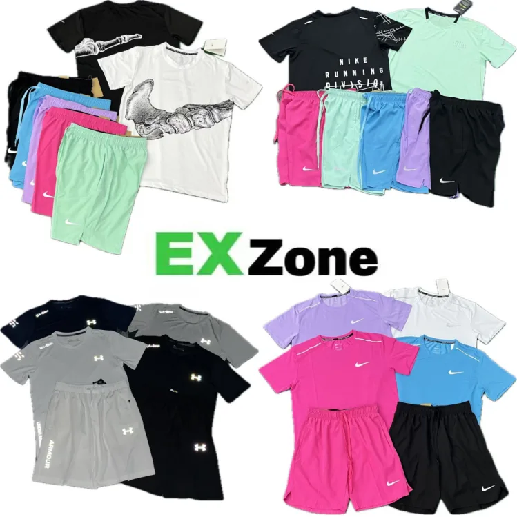 Nike Running Division T-Shirt and Shorts Sets