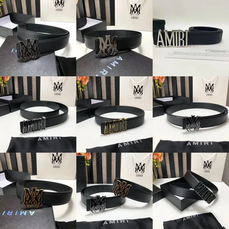 Amiri Leather Belt