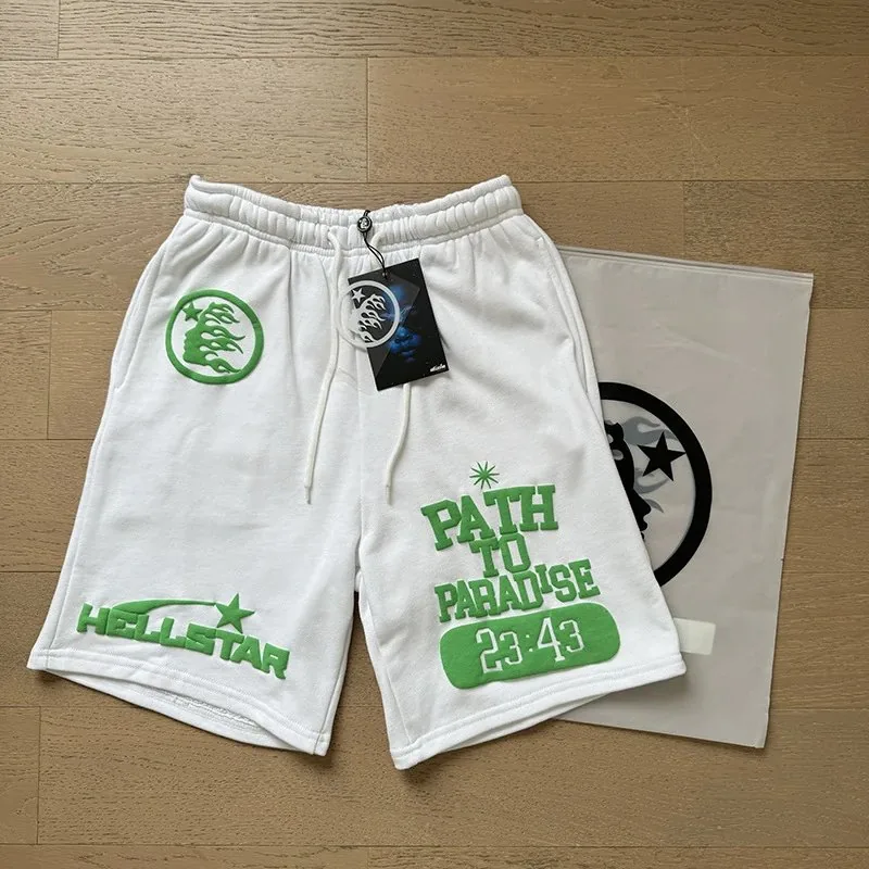 Hellstar Path to Paradise Embroidered Shorts