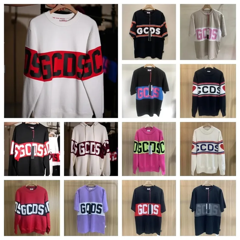 GCDS Logo Crewneck Sweatshirt and T-Shirt Collection