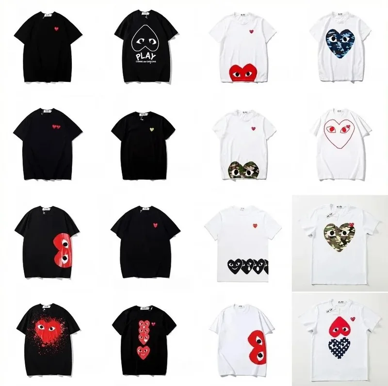 Comme des Garcons PLAY Heart Print T-Shirts