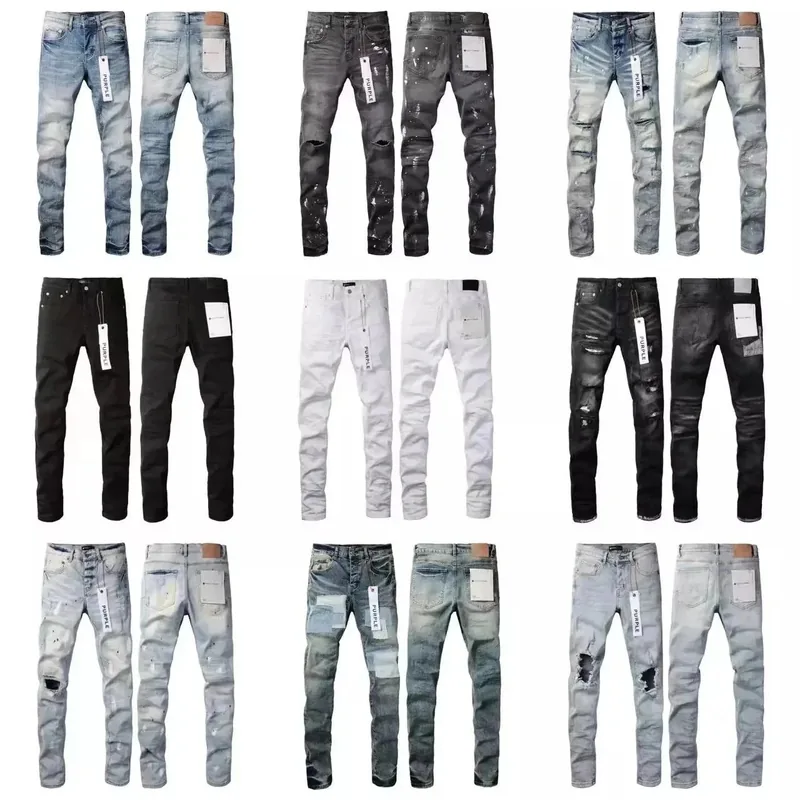 Purple Brand Distressed Slim Fit Denim Jeans Collection