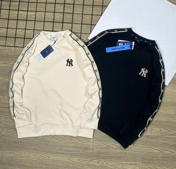MLB Two-Piece Crewneck Sweatshirt Set with Logo Tape Detail
