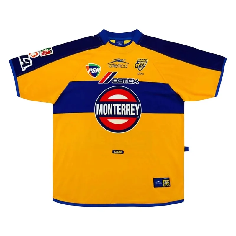 2001/02 Tigres UANL Retro Home Jersey