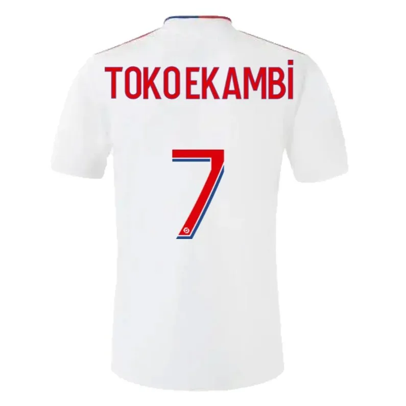Lyon Tokoekambi 7 Olympique Lyonnais 21/22 Home Jersey