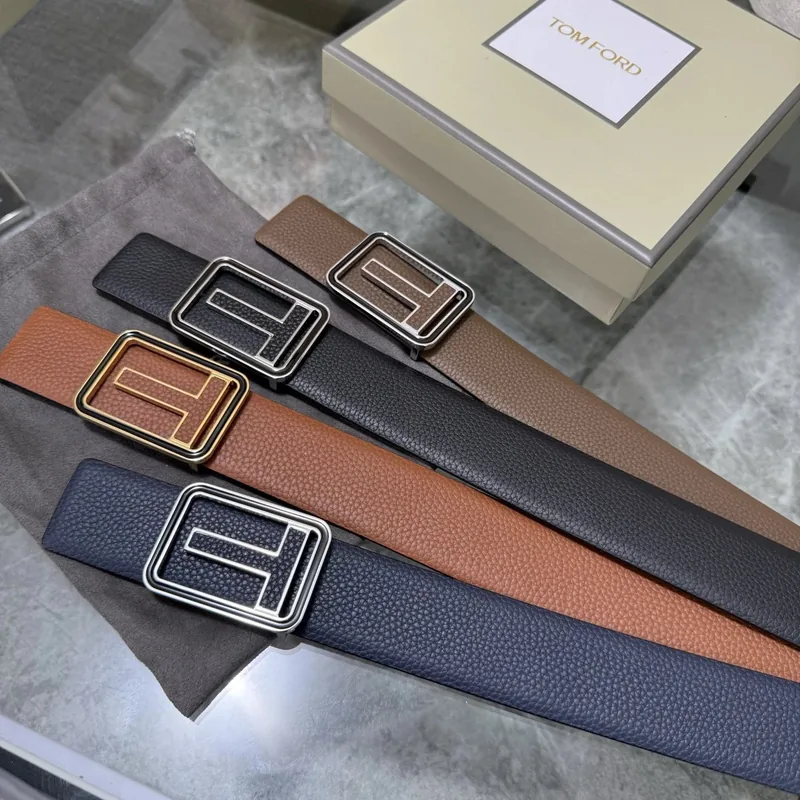 Tom Ford Leather Reversible Belt Ver.B