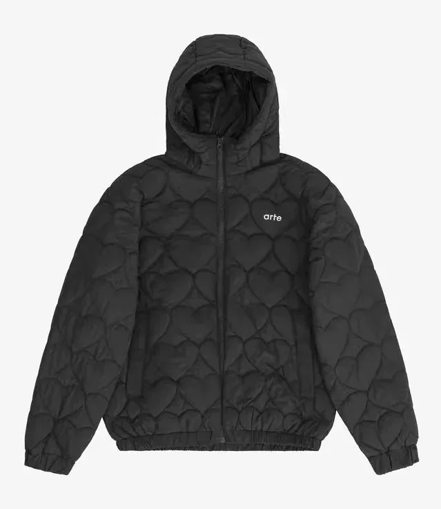 Arte Antwerp Heart Quilted Puffer Jacket