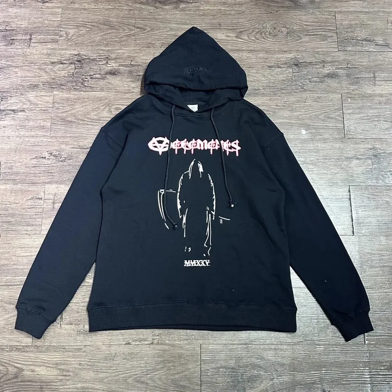 Vetements Black Hoodie Ver.A