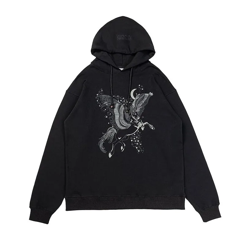 Vetements Black Hoodie Ver.B