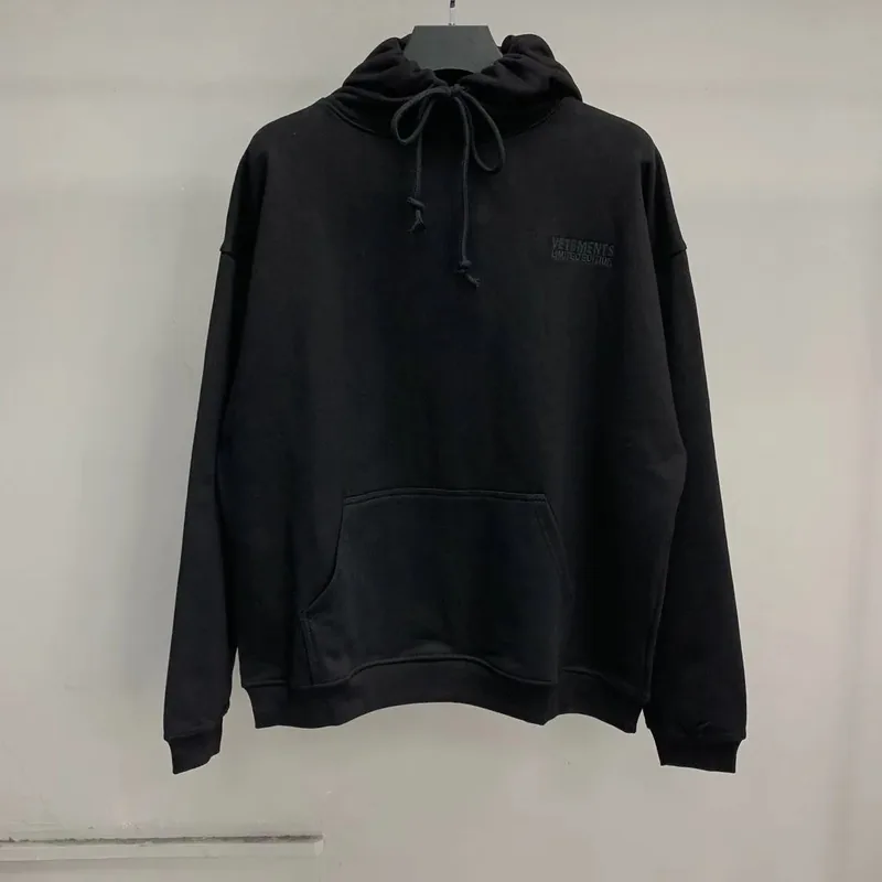 Vetements Black Hoodie Ver.B