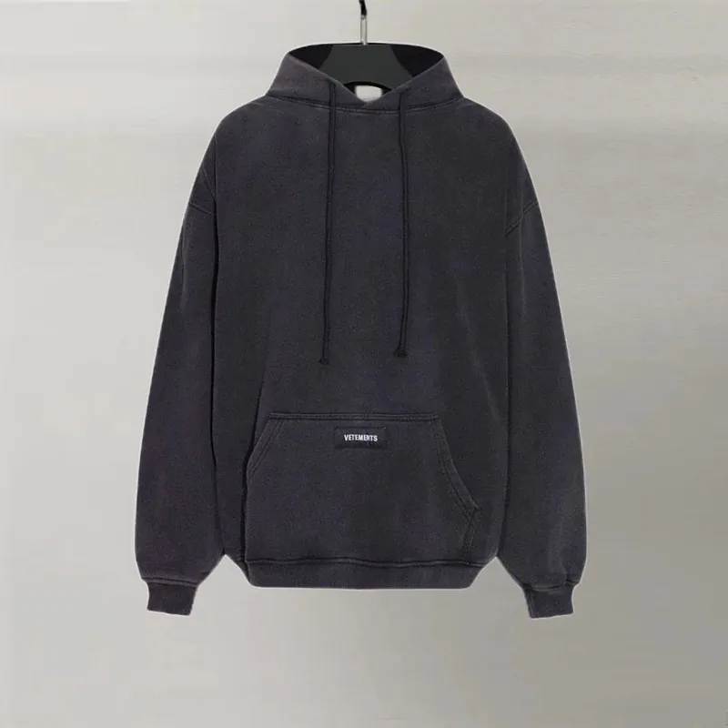 Vetements Black Hoodie Ver.C