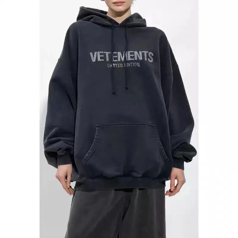 Vetements Black Hoodie Ver.E