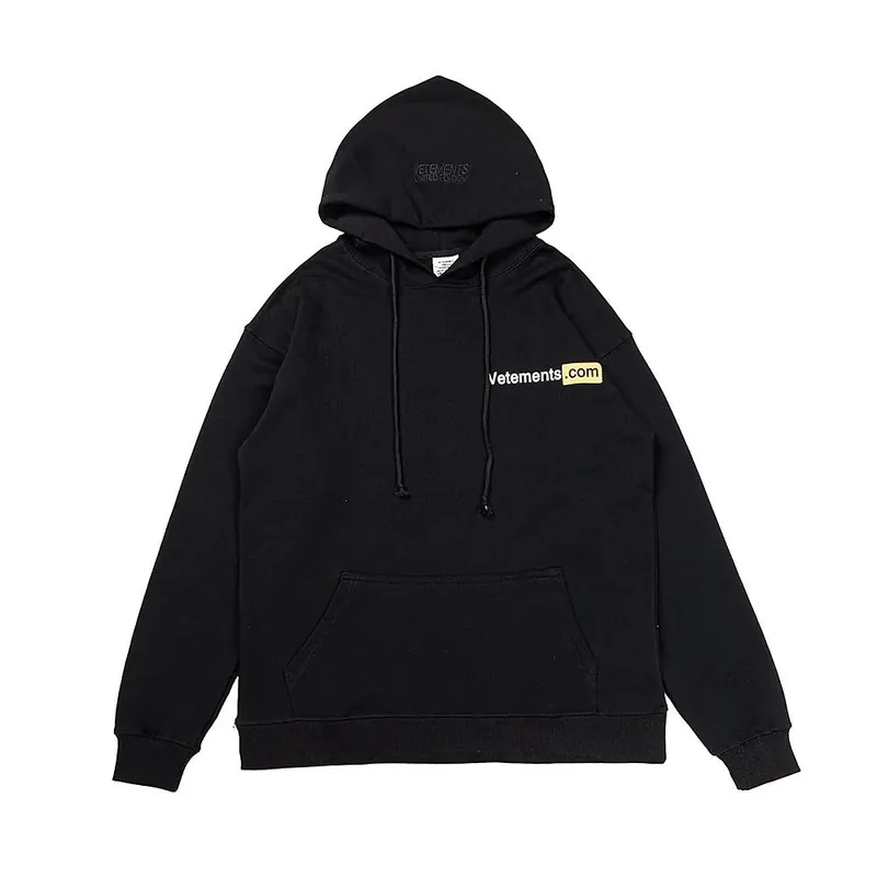 Vetements Black Hoodie Ver.F