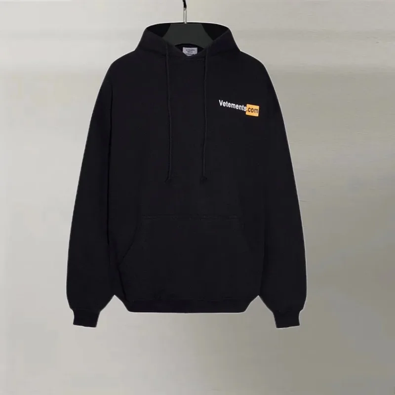Vetements Black Hoodie Ver.H
