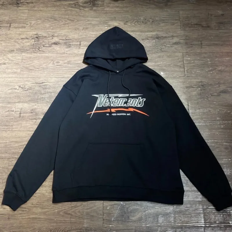 Vetements Black Hoodie Women