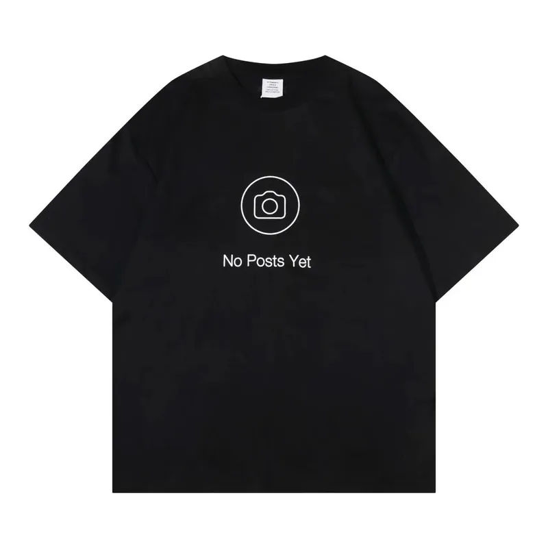 Vetements Black T-Shirt Ver.C