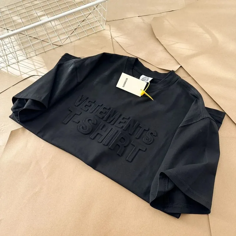 Vetements Black T-Shirt Women Ver.B