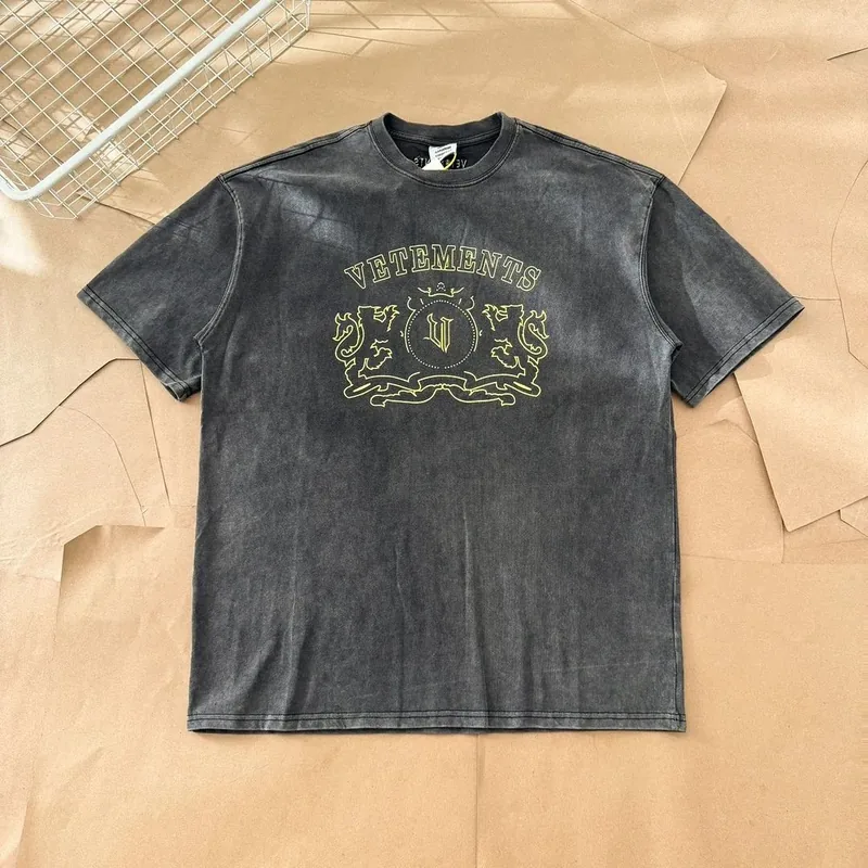 Vetements Black T-Shirt Women Ver.C