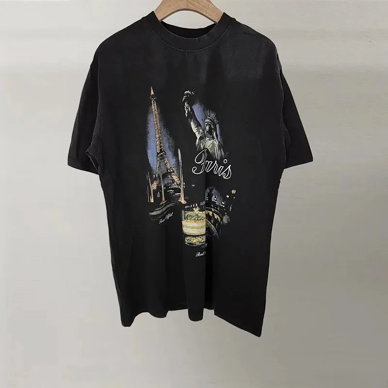 Vetements Black T-Shirt Women Ver.D