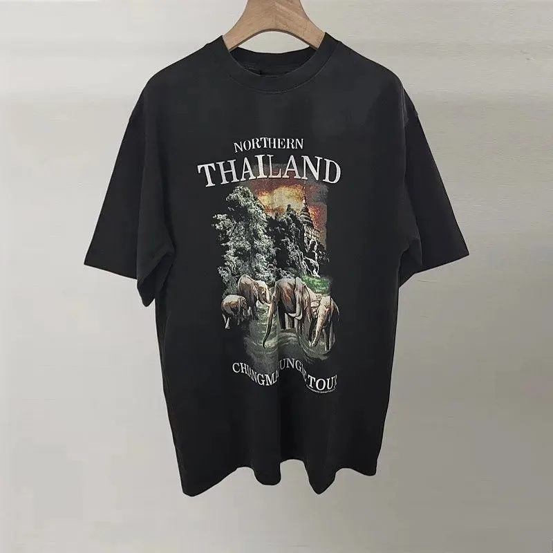 Vetements Black T-Shirt Women Ver.E