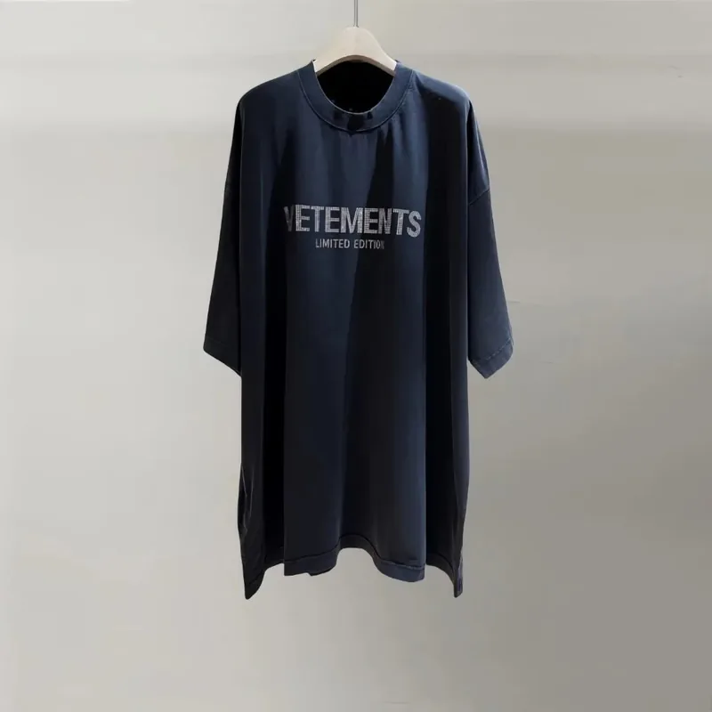 Vetements Black T-Shirt Women Ver.K