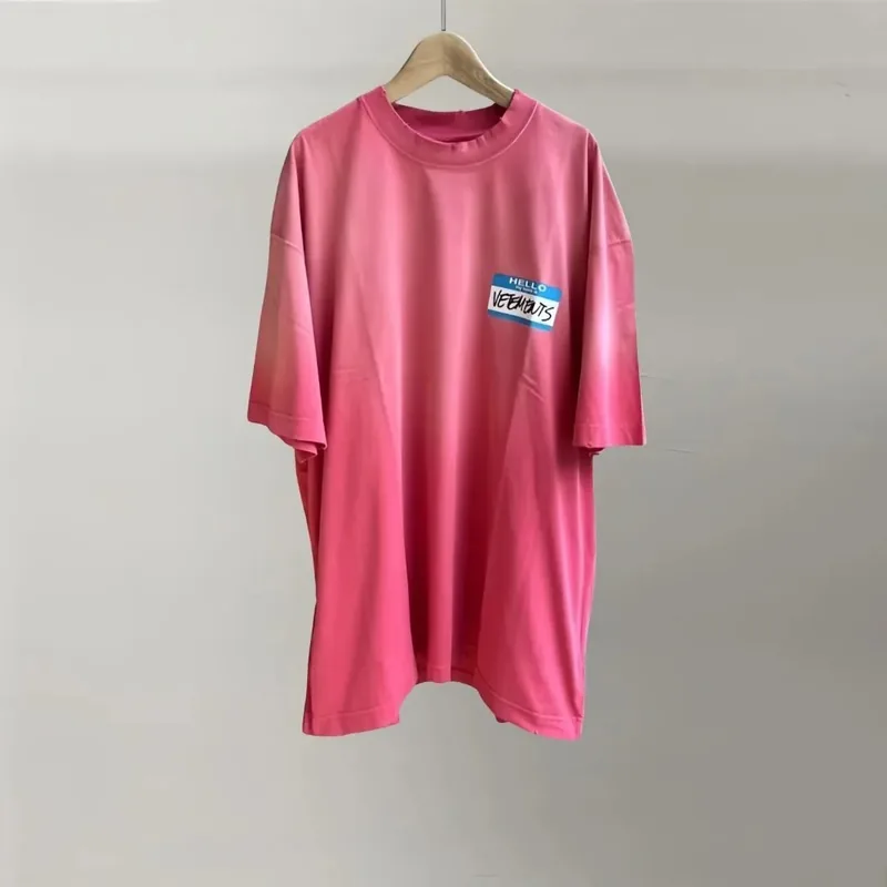 Vetements Pink T-Shirt Women