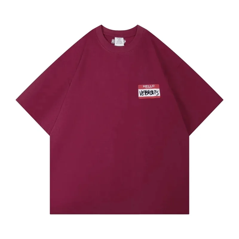 Vetements Red T-Shirt