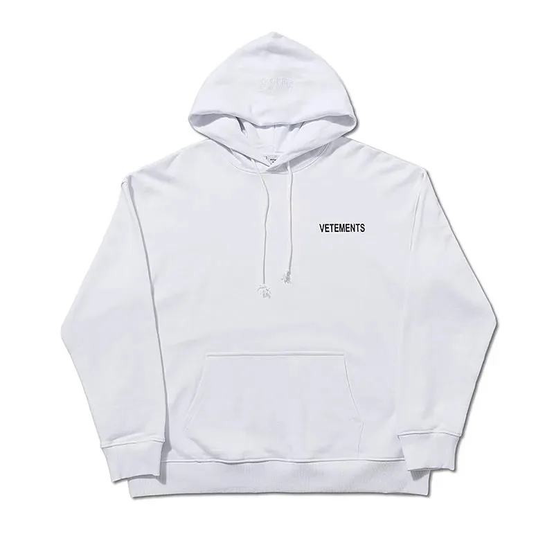 Vetements White Hoodie
