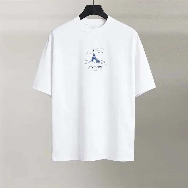 Vetements White T-Shirt Women Ver.C