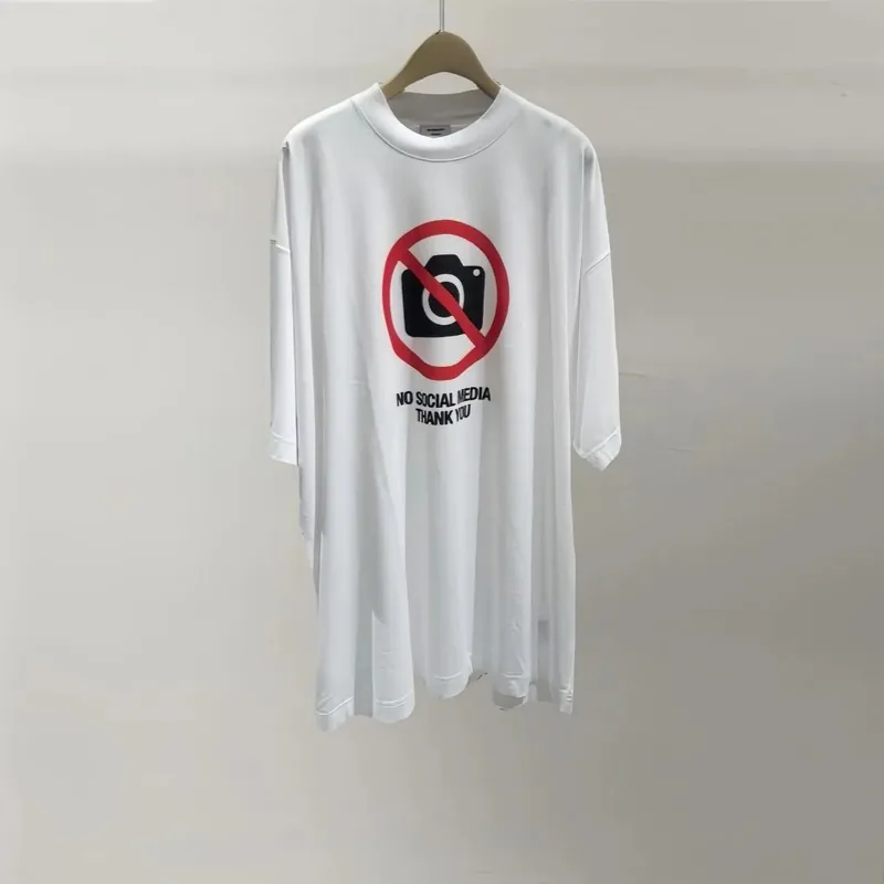 Vetements White T-Shirt Women Ver.F