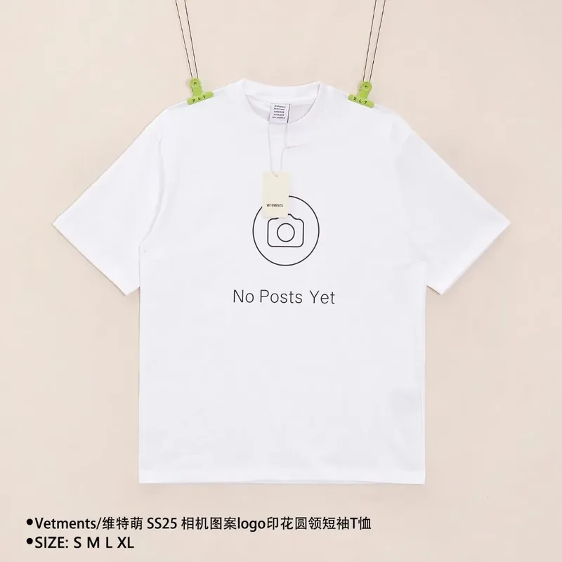 Vetements White T-Shirt Women Ver.G