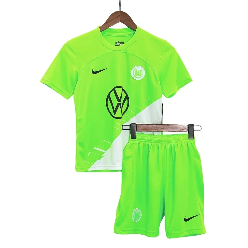 Wolfsburg VfL 23/24 Home Jersey - Kids