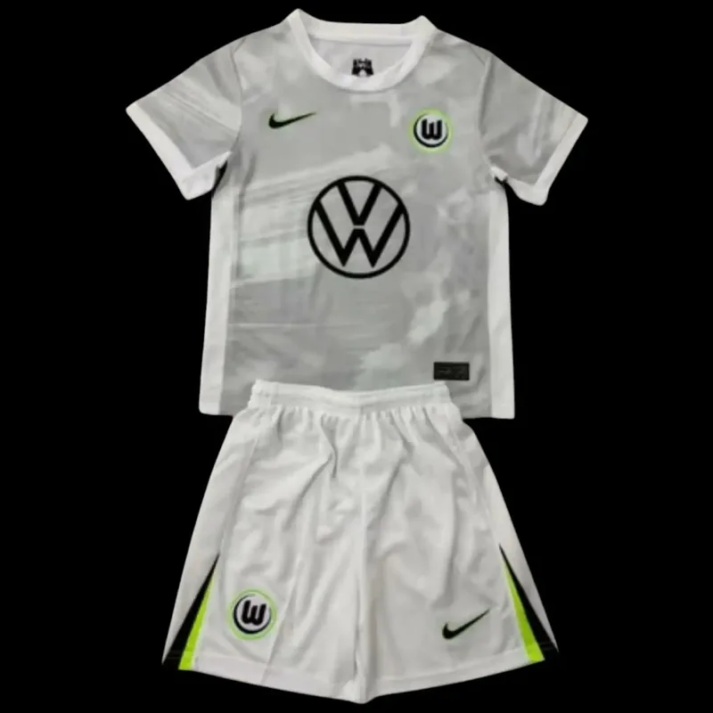 Wolfsburg VfL 25/26 Away Jersey - Kids