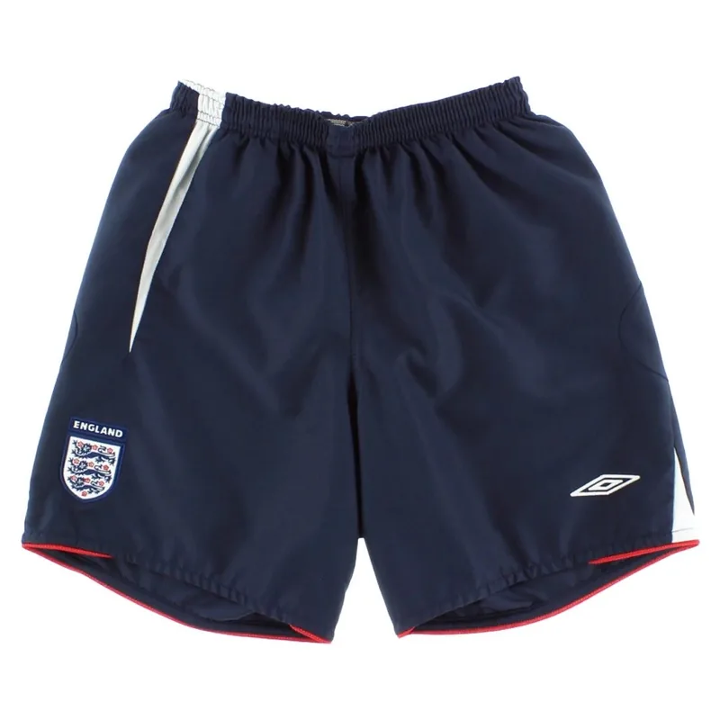 England 2006 Vintage Soccer Shorts