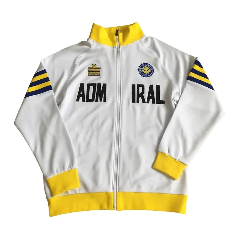 Leeds 1978 Vintage United Track Jacket White Yellow