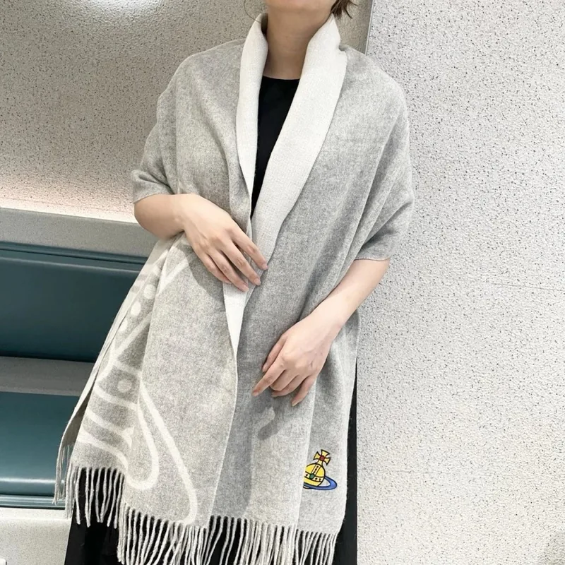 Vivienne Westwood Cashmere Wool Scarf Ver.C