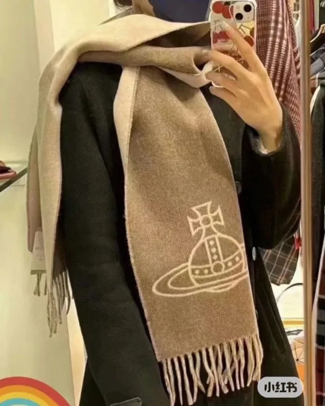 Vivienne Westwood Cashmere Wool Scarf Ver.F