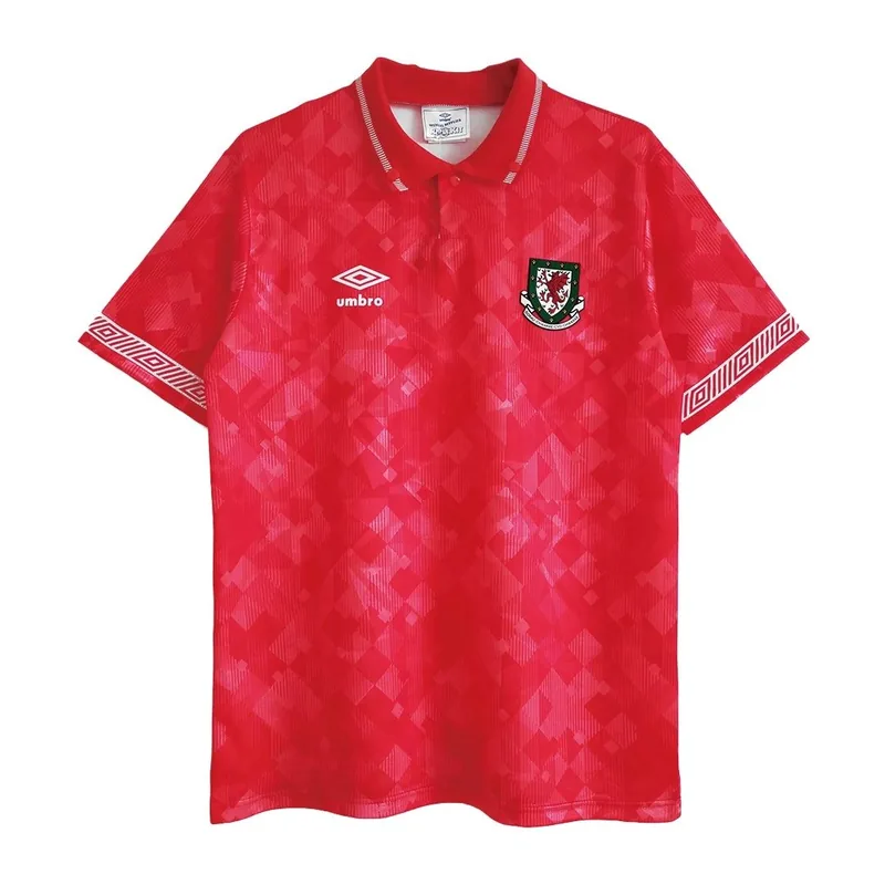 Wales 1990/92 Retro Home Jersey